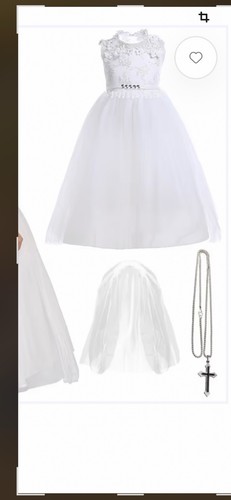 Girls white first holy - first,