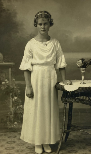 Girl white communion dress - communion,